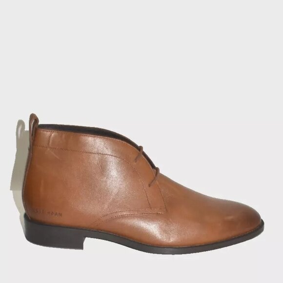 New! Cole Haan Hawthorne Leather Chukka Boot 10.5 M British Tan C38728 DD328A main image 5